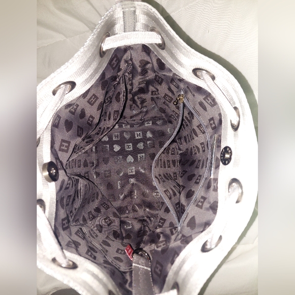 Harveys Silver Tinsel Christmas Lights Medium Park Hopper Bag - NO STRAP/CHARM - Picture 5 of 11